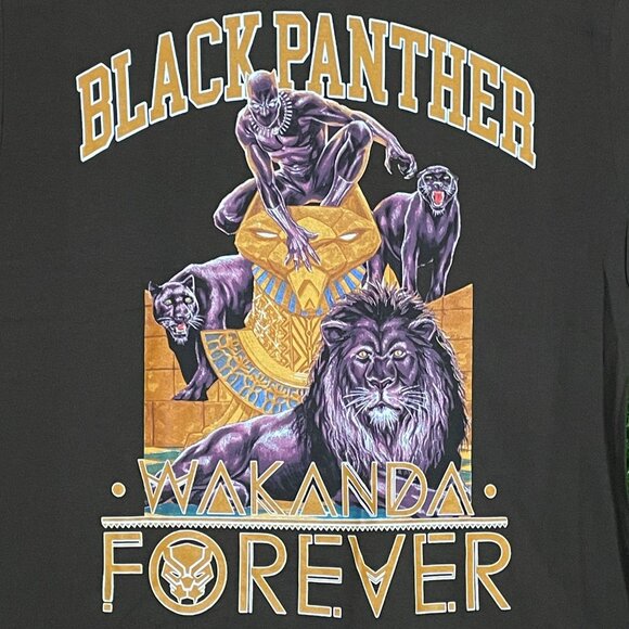Marvel, Black Panther Wakanda Forever Movie Graphic T-shirt size Large - Picture 2 of 4